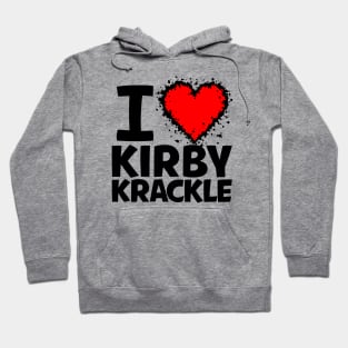 I Heart Kirby Krackle Hoodie